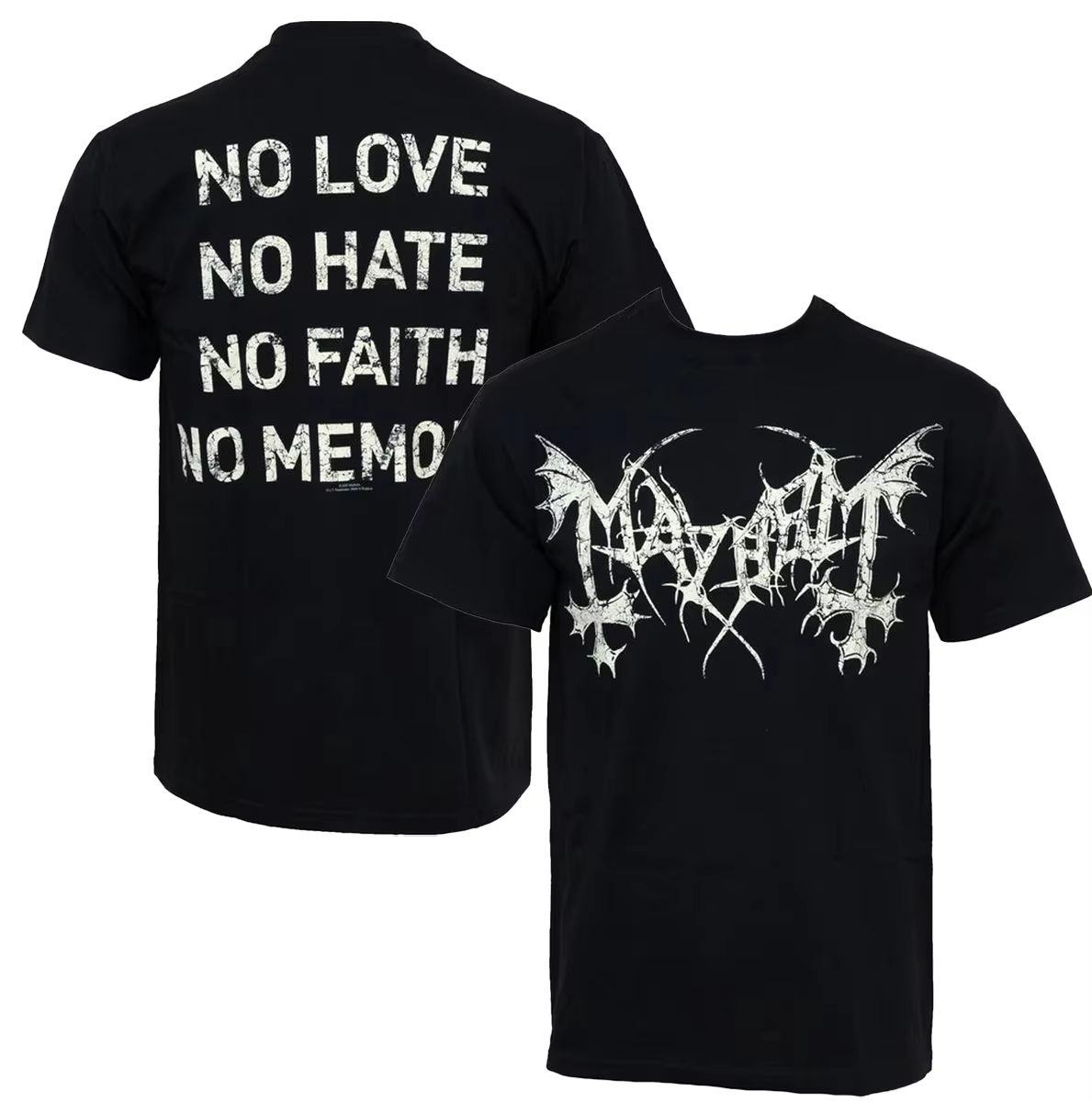 Mayhem Grafik-Baumwoll-T-Shirt – Streetwear Brand Vintage Bewertung und Preis