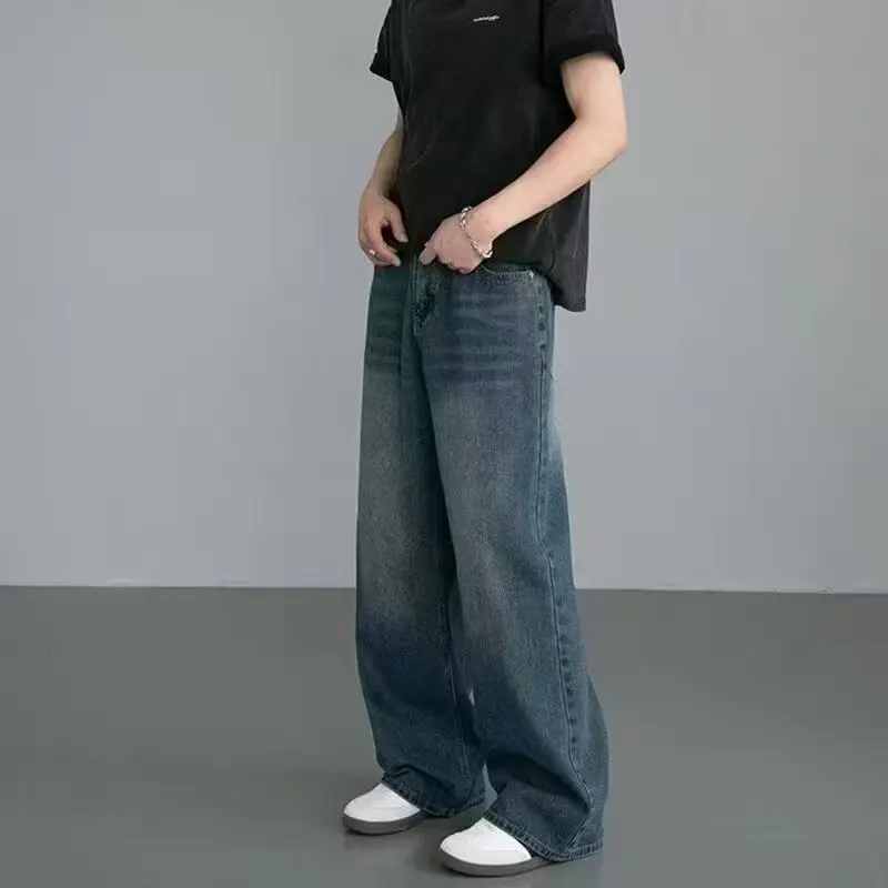 Koreanische Mode Herren Weite  – Streetwear Brand Denim Bewertung und Preis